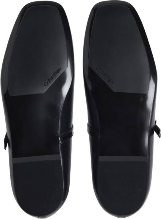 Calvin Klein Zwarte Ballerina`s met Gesp