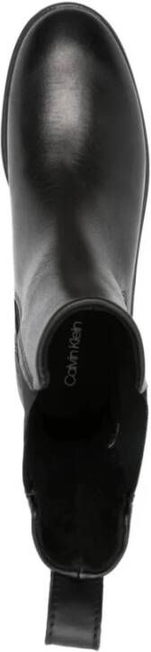 Calvin Klein Zwarte Chelsea Enkellaarzen Casual Stijl