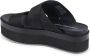 Calvin Klein Jeans Zwarte Platte Sandaal Webbing Black Dames - Thumbnail 8