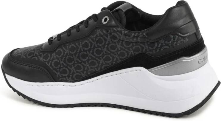 Calvin Klein Zwarte Katoenen Sneakers