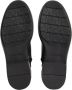 Calvin Klein Zwarte leren combat boots met rubberen zool - Thumbnail 2