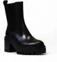 Calvin Klein Jeans Zwarte Chunky Heeled Chelsea Enkellaarzen Black Dames - Thumbnail 13