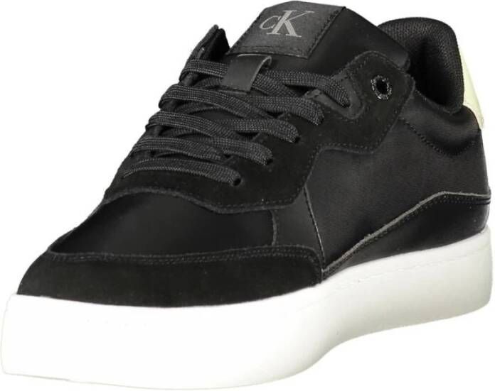 Calvin Klein Zwarte Leren Heren Sneaker