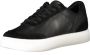 Calvin Klein Zwarte Leren Heren Sneaker - Thumbnail 2