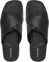 CK Calvin Klein Slippers van echt leer model 'CRISS CROSS' - Thumbnail 3