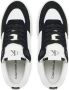 Calvin Klein Zwarte Leren Plateau Sneakers - Thumbnail 3