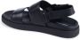 Calvin Klein Zwarte Leren Slippers - Thumbnail 3