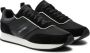 Calvin Klein Zwarte leren sneakers Black Heren - Thumbnail 3