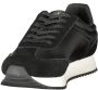 Calvin Klein Zwarte Leren Sneakers met Contrasterende Details - Thumbnail 2