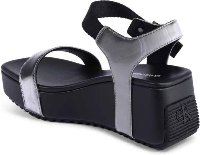 Calvin Klein Zwarte Plateau Sleehakken