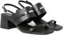 Calvin Klein Zwarte platte sandalen voor vrouwen Black Dames - Thumbnail 4