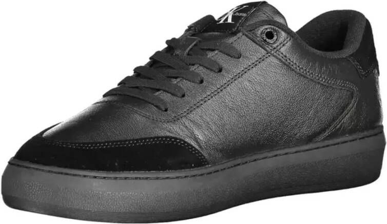 Calvin Klein Zwarte Polyester LowTop Sneakers met Logo