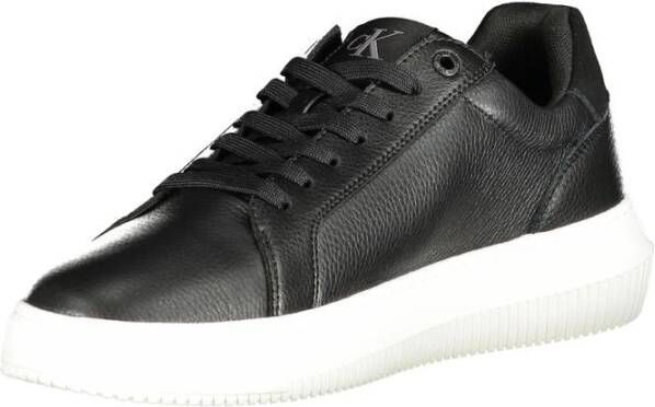 Calvin Klein Zwarte Polyester Sneaker Black Heren
