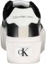 Calvin Klein Zwarte Polyester Sneaker met Contrastdetails - Thumbnail 5