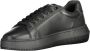 Calvin Klein Zwarte Polyester Sneaker met Contrasterende Details - Thumbnail 4