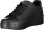 Calvin Klein Zwarte Polyester Sneaker met Contrasterende Details Black Dames - Thumbnail 6