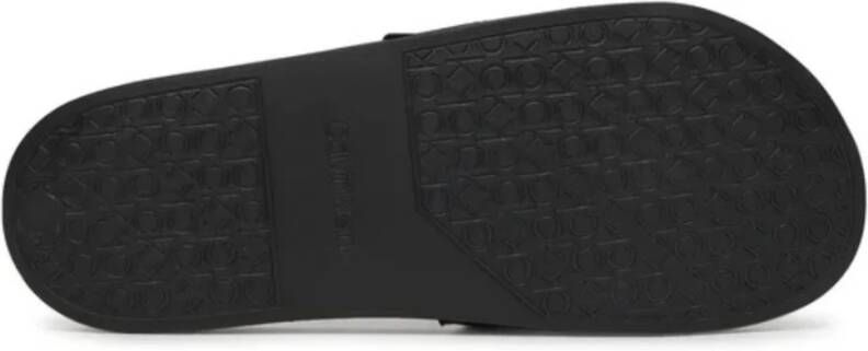Calvin Klein Zwarte Pool Slide Sandalen