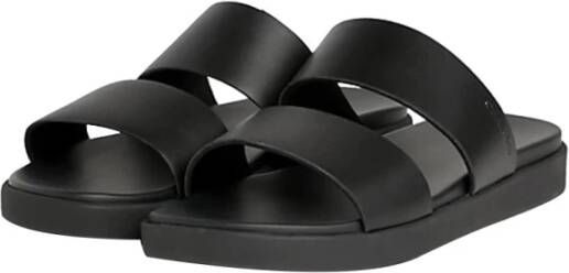 Calvin Klein Zwarte Sandalen Elegant Ontwerp Hoge Kwaliteit Black Heren