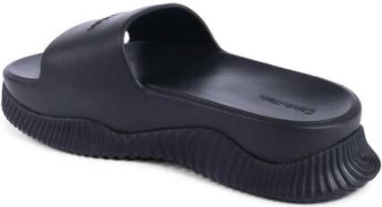 Calvin Klein Zwarte Slide Sandalen Lichtgewicht Kussengevoel