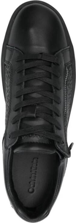 Calvin Klein Zwarte Triple Vetersneakers
