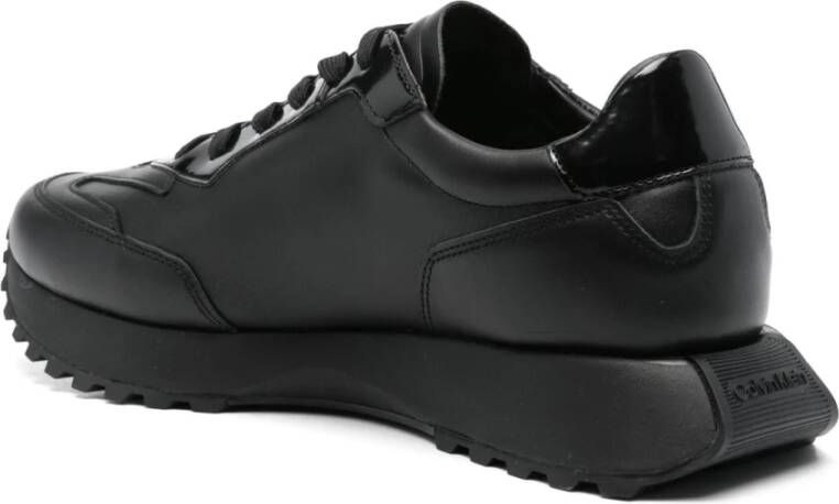 Calvin Klein Zwarte Triple Black Veterschoenen Black Heren