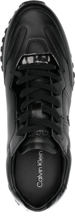 Calvin Klein Zwarte Triple Black Veterschoenen Black Heren