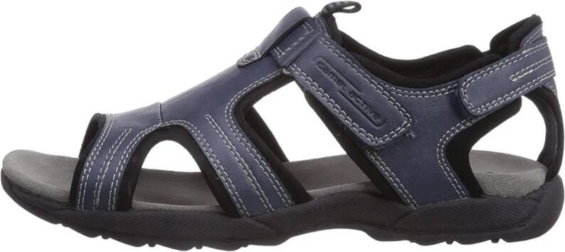 camel active Flat Sandals Blauw Dames