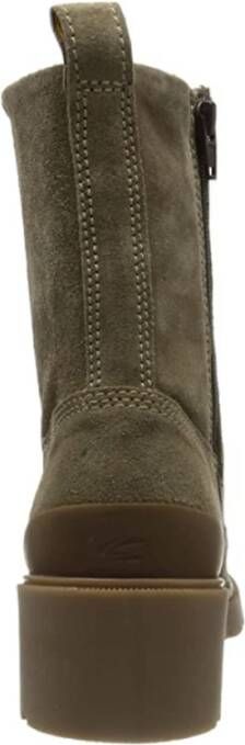 Camel Active Taupe enkellaarsjes voor dames