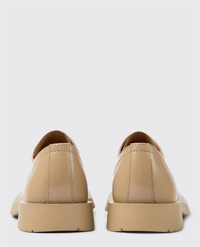 Camper Beige Brogue Chunky Sole Schoenen