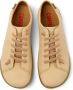 Camper Beige Slip-On Sneakers met Elastische Veters - Thumbnail 4