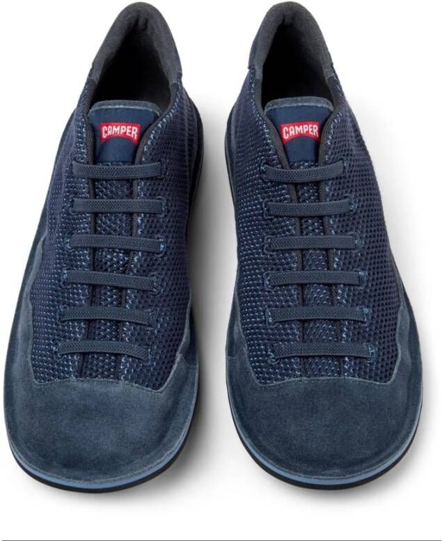 Camper Blauwe Beetle Heren Sneakers
