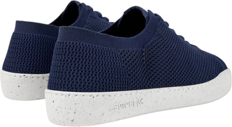 Camper Blauwe Casual Textiel Sneakers met Rubberen Zool Blue Heren