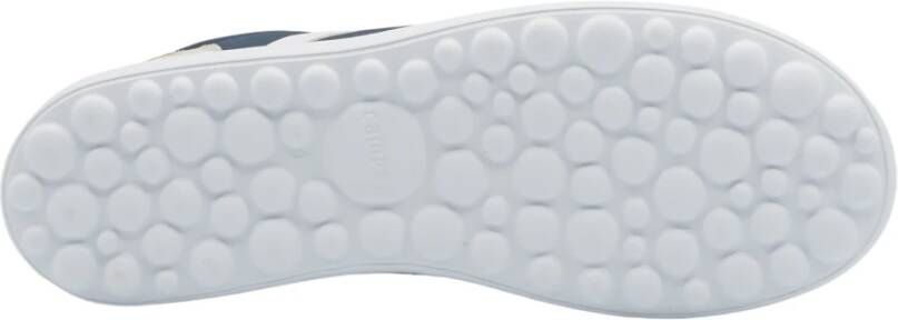 Camper Blauwe Leren en Canvas Sneakers