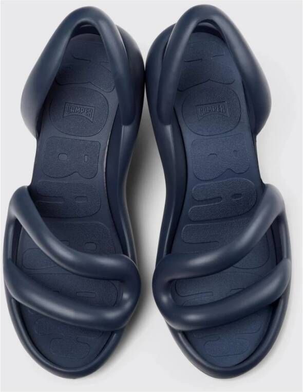 Camper Blauwe Leren Sandalen
