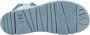 Camper Blauwe Plateau Sandalen met Klittenbandsluiting - Thumbnail 2
