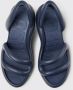 Camper Blauwe Platte Sandalen Beeldhouwkunstig Ontwerp - Thumbnail 2
