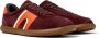 Camper Bordeaux Sneakers met Oranje en Witte Details Red Dames - Thumbnail 4