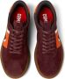 Camper Bordeaux Sneakers met Oranje en Witte Details Red Dames - Thumbnail 5