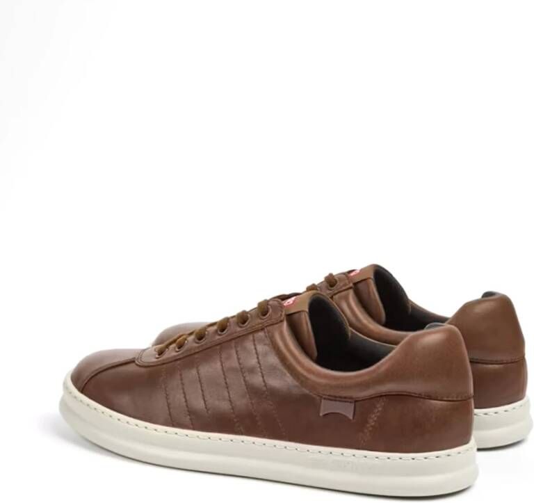 Camper Bruine Leren Sneaker Runner Stijl Brown Heren