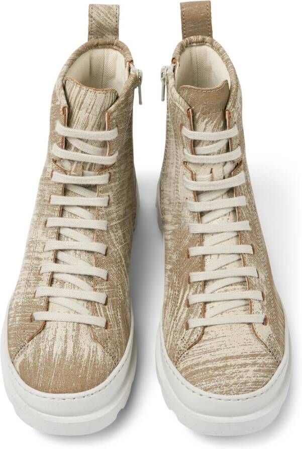 Camper Brutus Urban Enkellaarzen Beige Dames