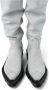 Camper Burgundy Leren Cow -Geïnspireerde Laarzen Gray Unisex - Thumbnail 3
