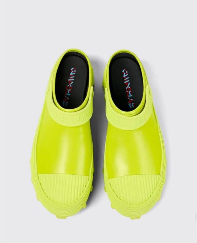 Camper Chunky Sole Groene Herenschoenen
