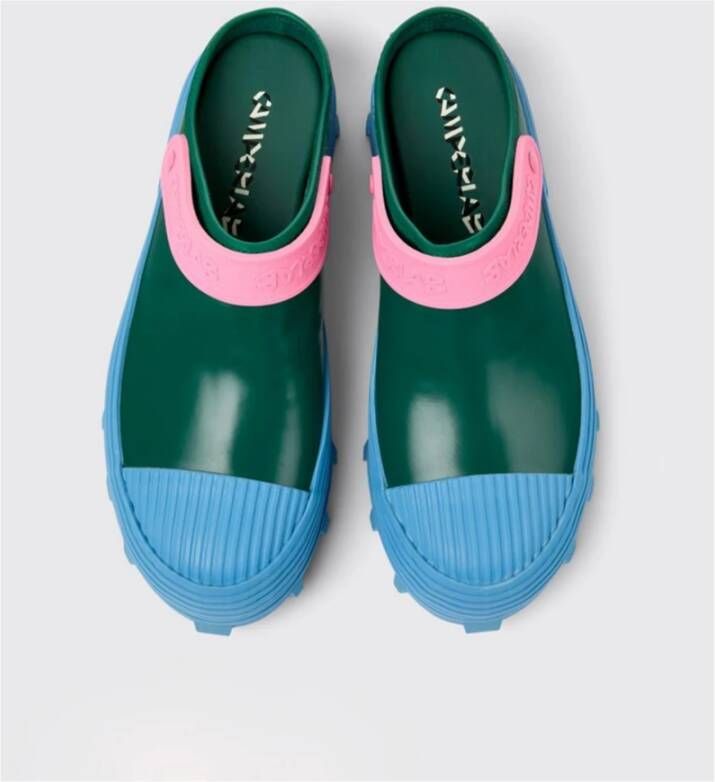Camper Chunky Sole Groene Klomp Schoenen Mannen