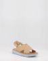 Camper Oruga Sandalen Damen Beige - Thumbnail 8