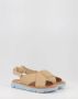 Camper Oruga Sandalen Damen Beige - Thumbnail 10