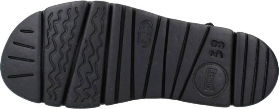 Camper Stijlvolle Platte Sandalen voor Vrouwen Black Dames