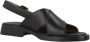 Camper Zwarte Casual Leren Sandalen Black Dames - Thumbnail 12