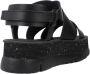 Camper Stijlvolle Platte Sandalen voor Vrouwen Black Dames - Thumbnail 11