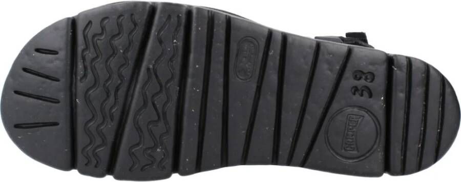 Camper Stijlvolle Platte Sandalen voor Vrouwen Black Dames