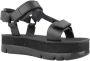 Camper Stijlvolle platte sandalen in zwart en oranje Black Dames - Thumbnail 13